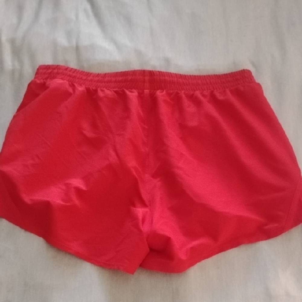 Under Armour Women's Bright Red Athletic Shorts - Picture 6 of 7